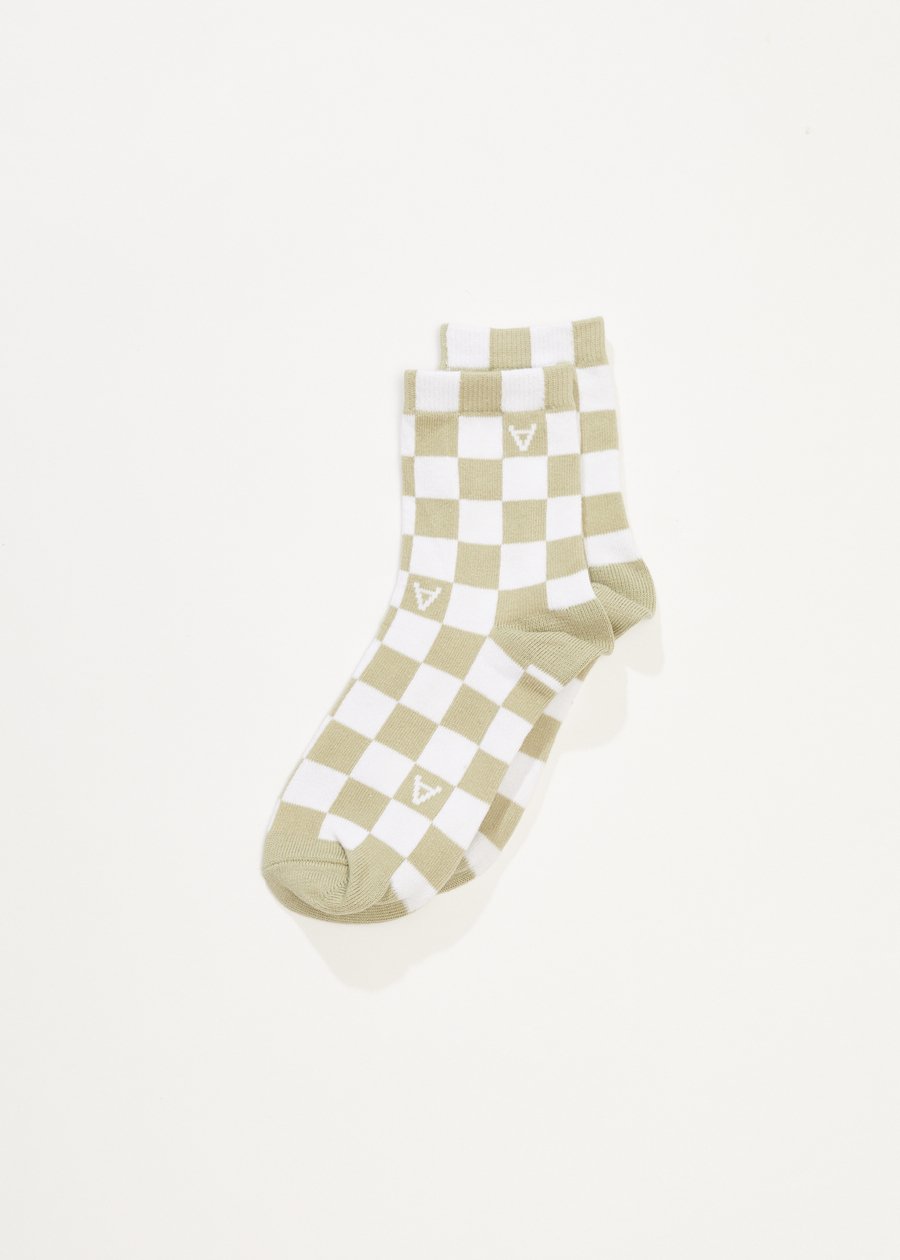 Maia - Recycled Socks Two Pack -AfendsA234665-Check-One