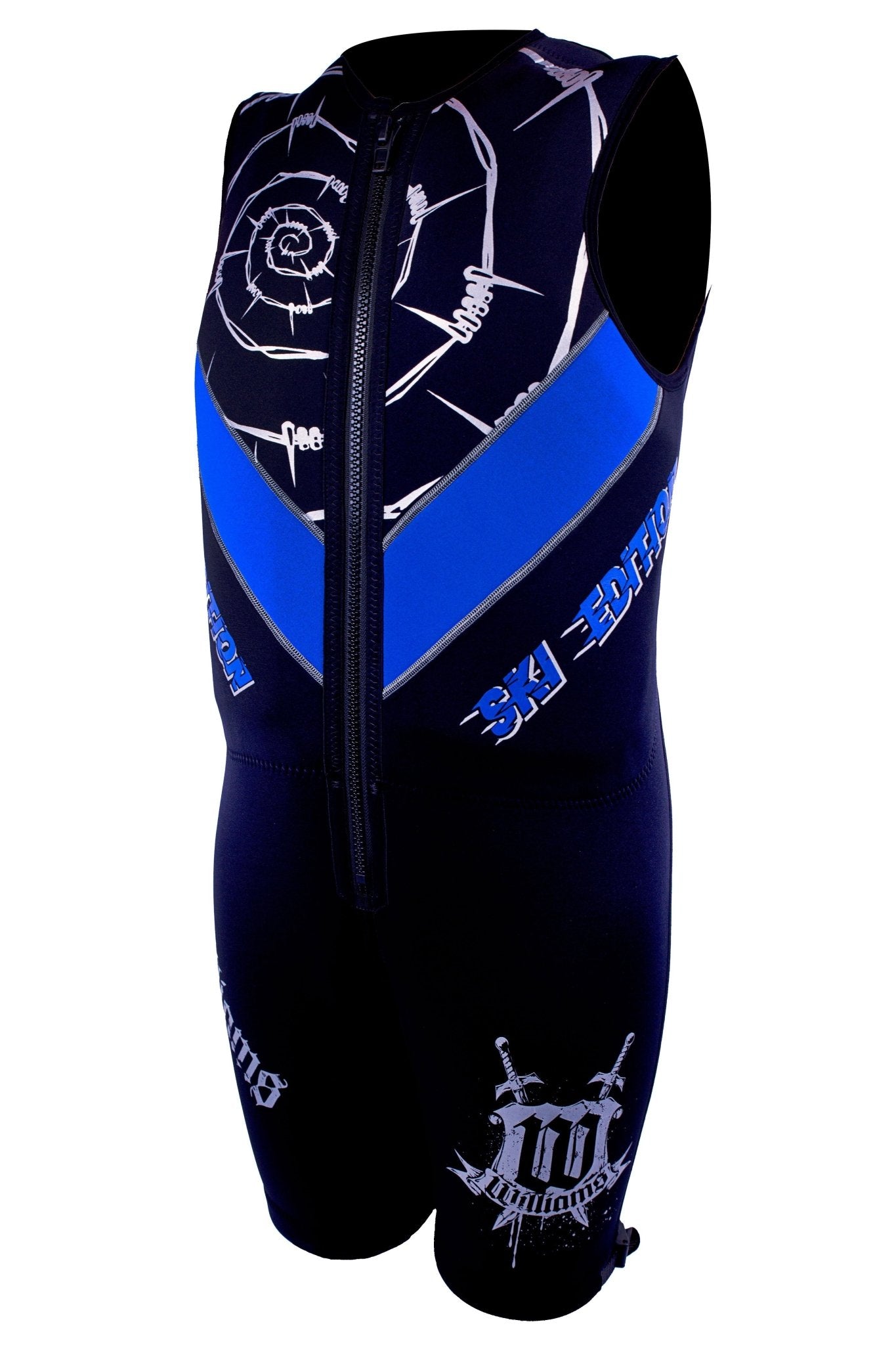 Mens Sports Wetsuit -Williams208241-s-Black/Blue