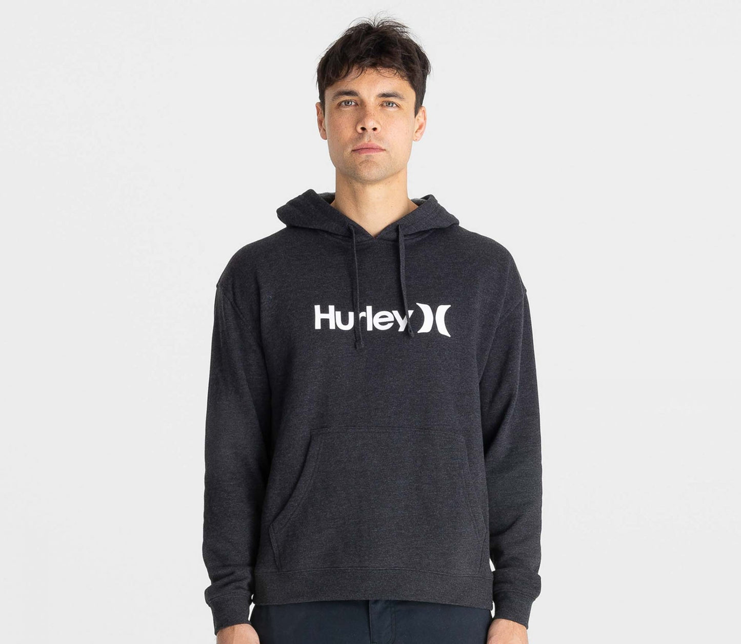 OAO SOLID CORE PULLOVER -HurleyHAMFL1000-Black Heather-S