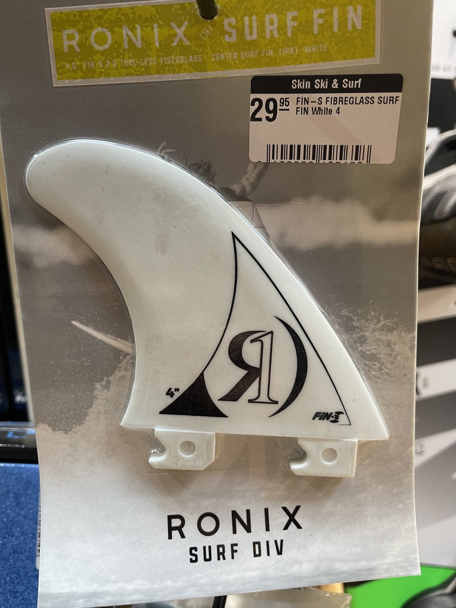Ronix Button Floating Surf Fin -RonixSQ9103-White-3