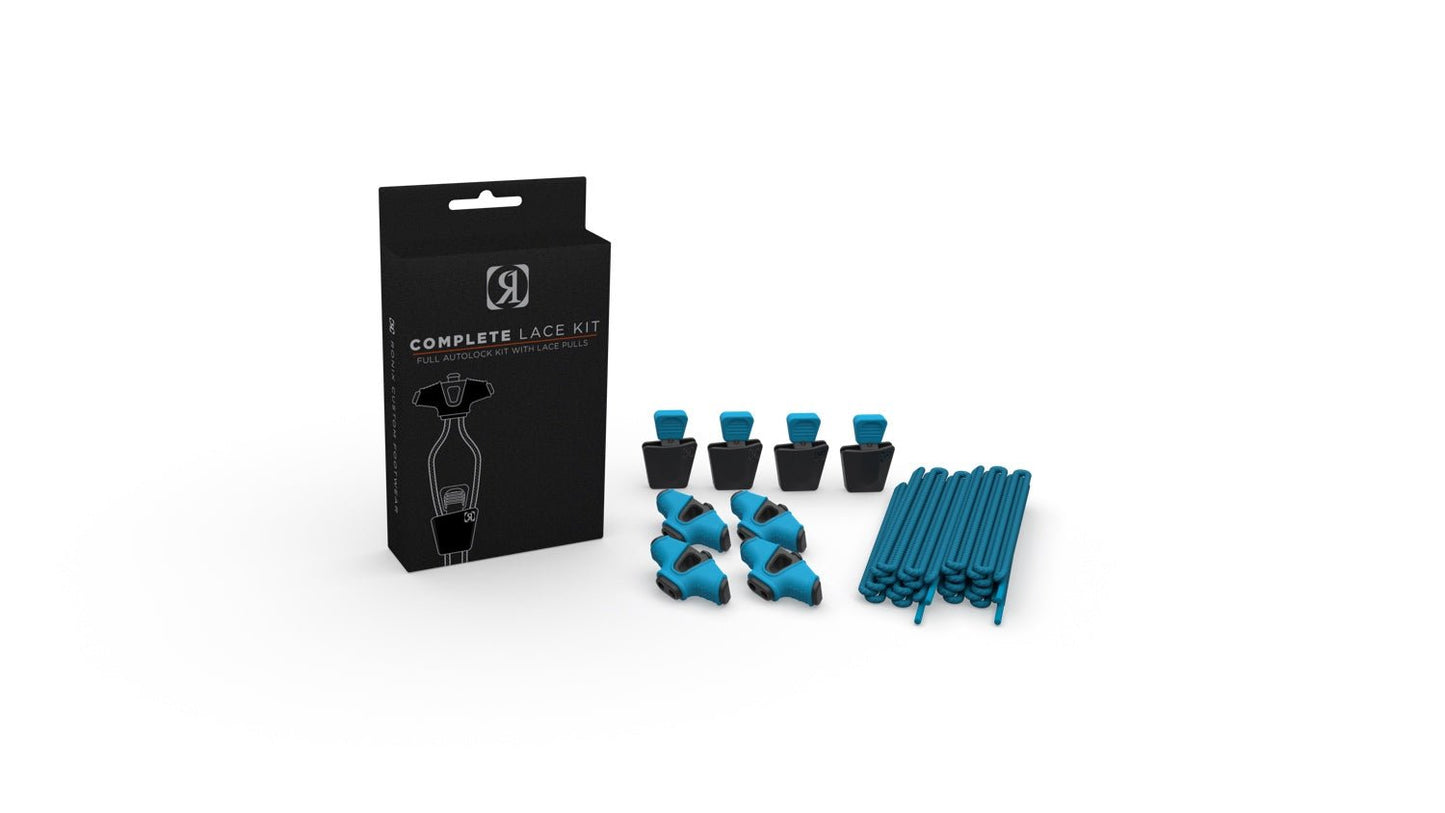 Ronix Complete Lace Kit (Set of 4 Laces & Locks) -RonixSQ9012-Blue-