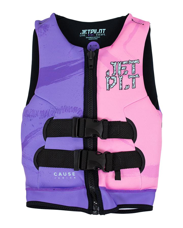 THE CAUSE F/E YOUTH NEO VEST -Jet PilotJA20211-Pink/Purple-12to14