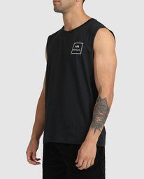 VA ALL THE WAYS MUSCLE -RVCAUVYZT00160-BLACK-M