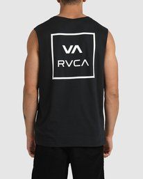 VA ALL THE WAYS MUSCLE -RVCAUVYZT00160-BLACK-M