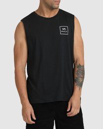 VA ALL THE WAYS MUSCLE -RVCAUVYZT00160-BLACK-M