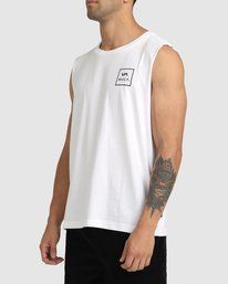 VA ALL THE WAYS MUSCLE -RVCAUVYZT00160-WHITE-XL